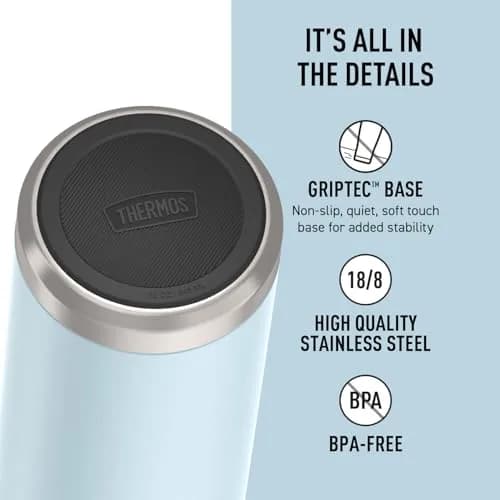THERMOS ICON SERIES Stainless Steel Water Bottle 32oz Glacier | Vacuum Insulated, Durable & Leak-Proof thumbnail 4