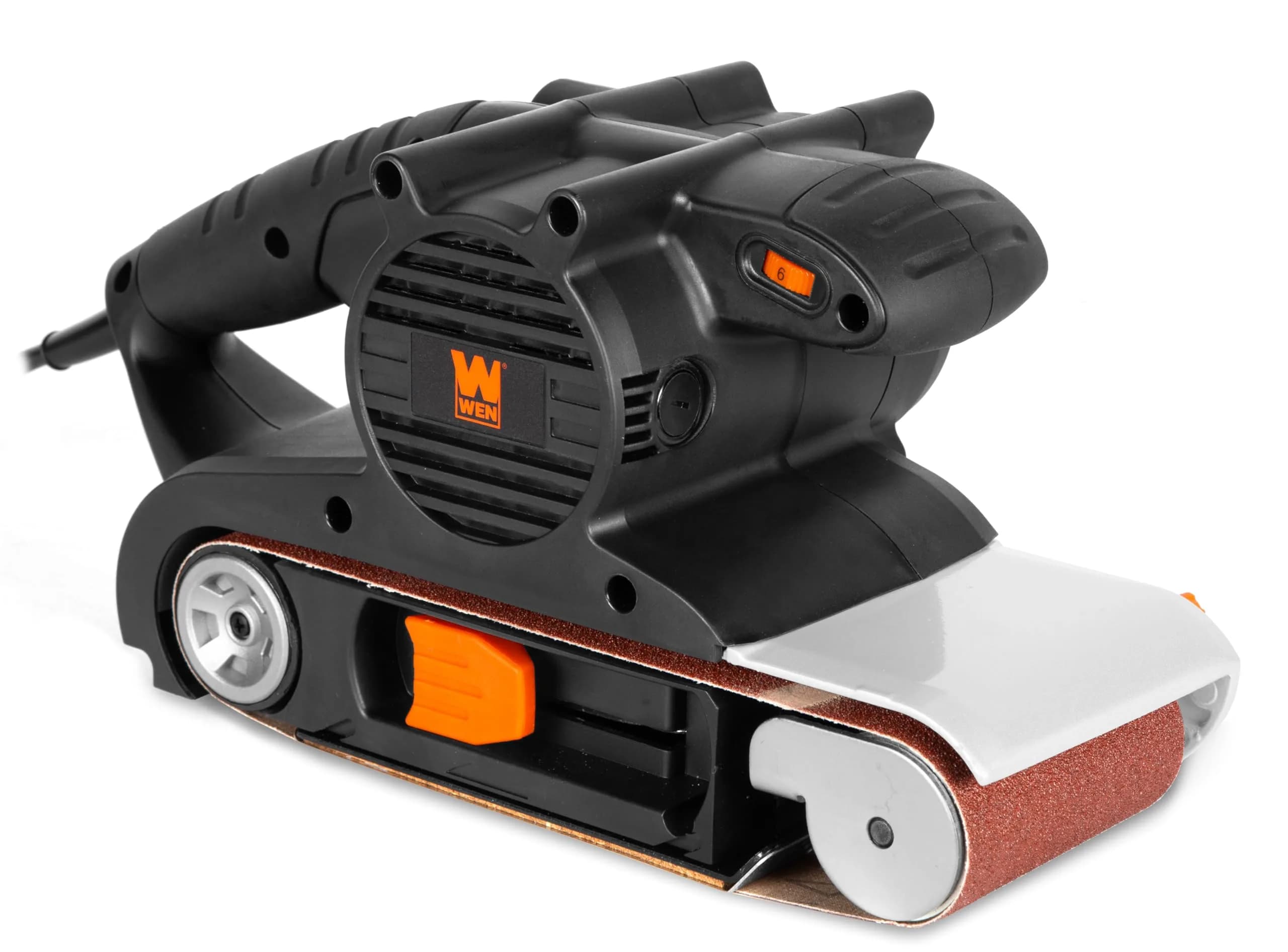 WEN Belt Sander 4x24 Inch Variable Speed 10 Amp | Heavy-Duty Power & Versatility — 4 x 24" (Handheld and Benchtop)