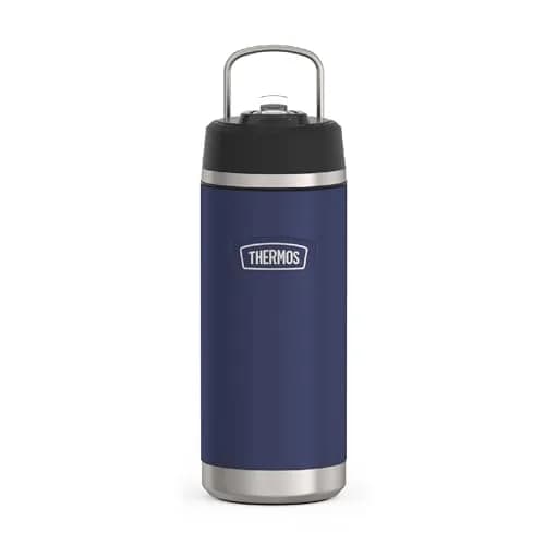 THERMOS ICON SERIES 18oz Water Bottle Navy | Vacuum Insulated with Straw Lid thumbnail 1