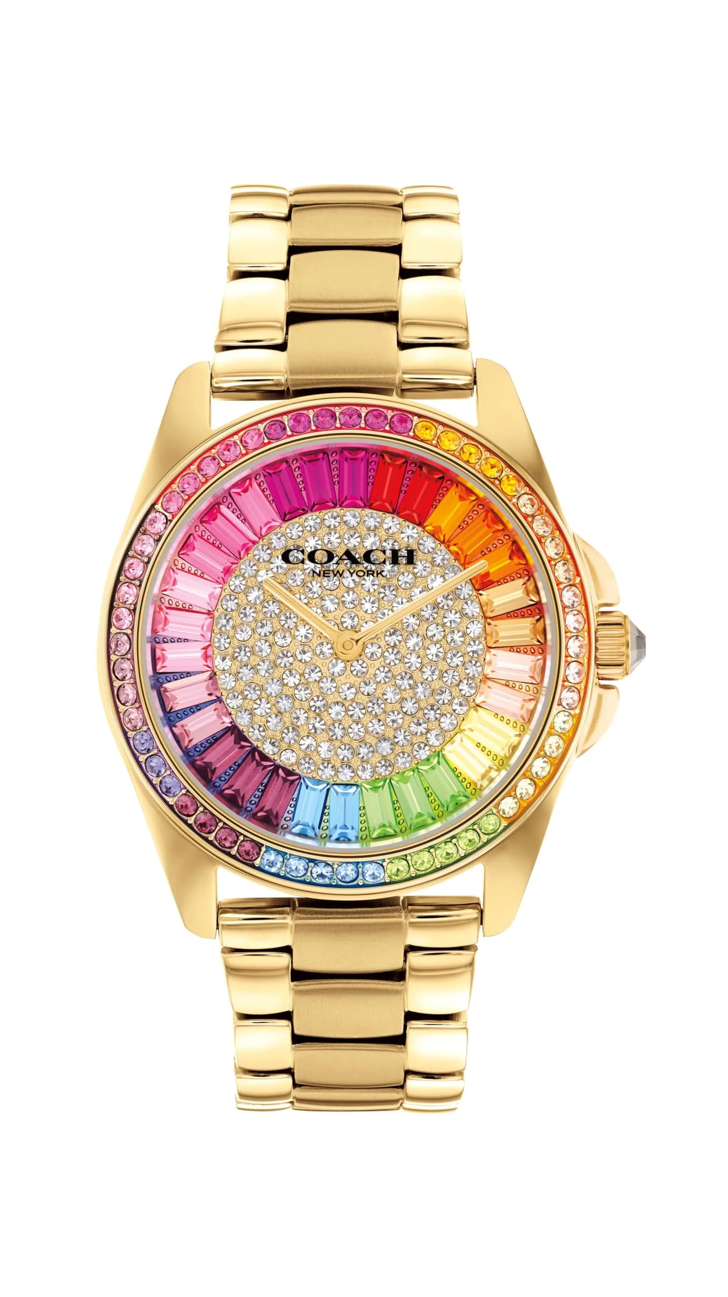 Coach Greyson Women's Watch - 36mm Gold Plated Quartz Timepiece for Daily Style — Light Gold
