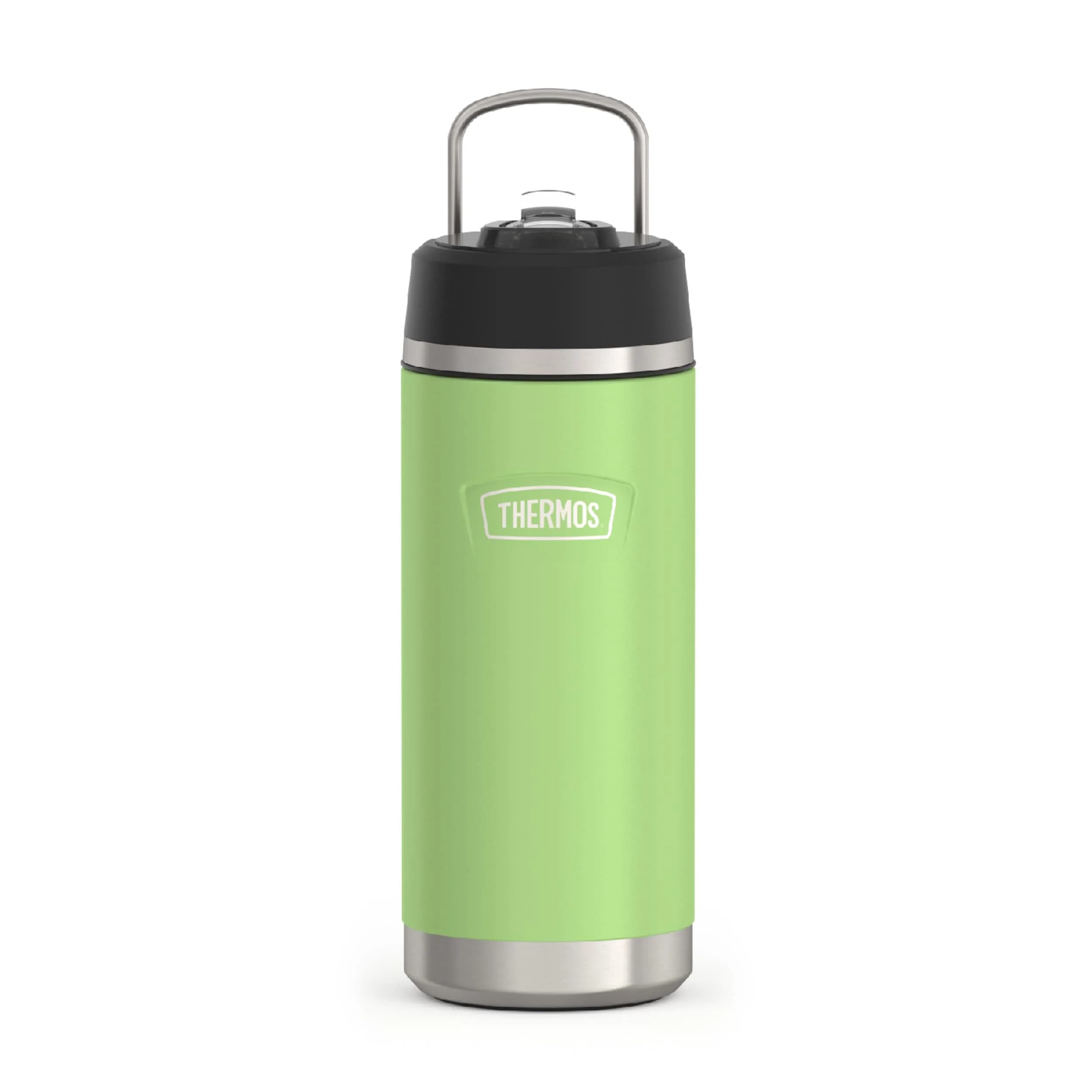 THERMOS ICON SERIES Insulated Water Bottle with Straw Lid 18oz | Keeps Drinks Cold 16H — Lime