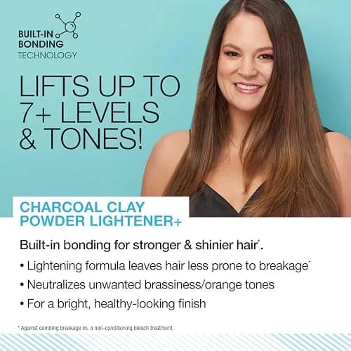 AGE beautiful Charcoal Clay Powder Hair Lightener with Ultra Bond Building | Lifts Up to 7+ Levels, Tones & Highlights thumbnail 2