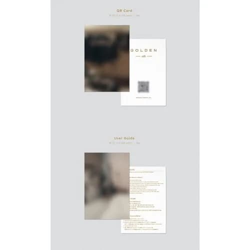Dreamus Jungkook Golden Weverse Album Ver. 13.2cm x 9.2cm | K-Pop Album for Collectors thumbnail 4