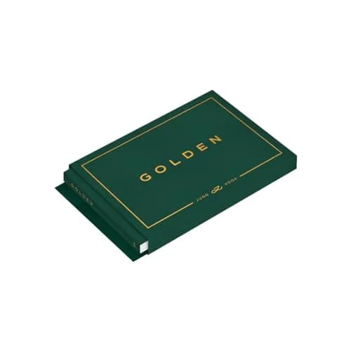 Dreamus Jungkook Golden Weverse Album Ver. 13.2cm x 9.2cm | K-Pop Album for Collectors thumbnail 1