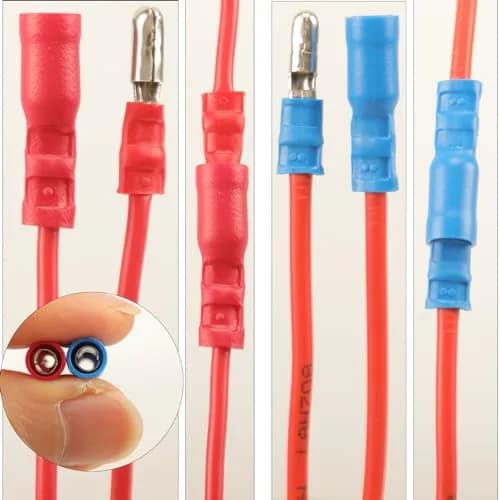 Feggizuli 350pcs Crimp Connectors 19 Types Copper, Red, Blue, Yellow | Quick, Safe & Long-Lasting thumbnail 4