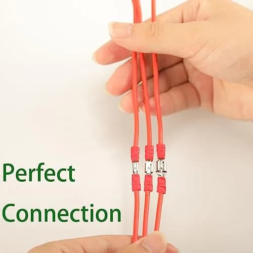 Feggizuli 350pcs Crimp Connectors 19 Types Copper, Red, Blue, Yellow | Quick, Safe & Long-Lasting thumbnail 8