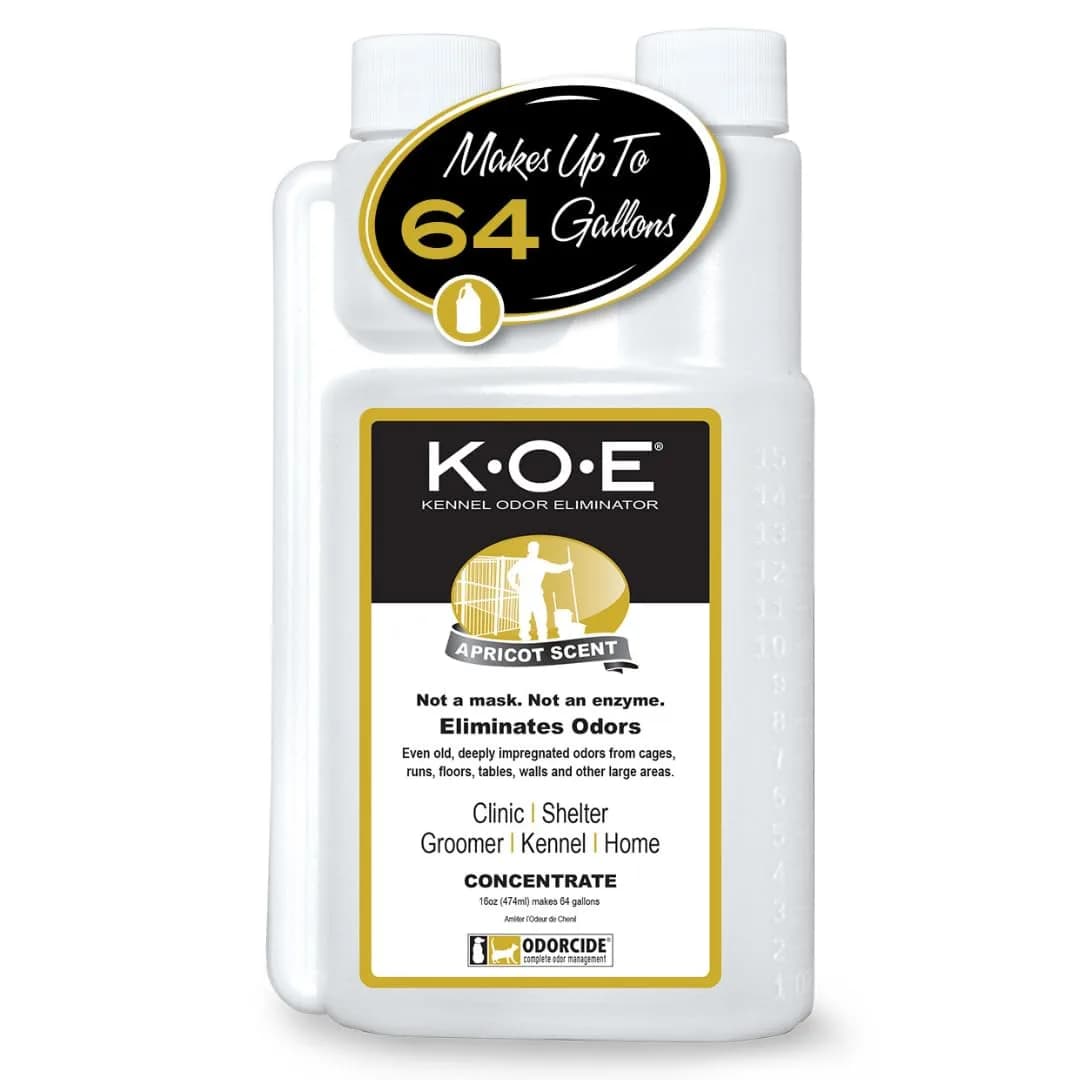 Odorcide K.O.E. Apricot Odor Eliminator 473ml (16 Fl Oz) | Professional Strength Non-Enzymatic Formula - main product image