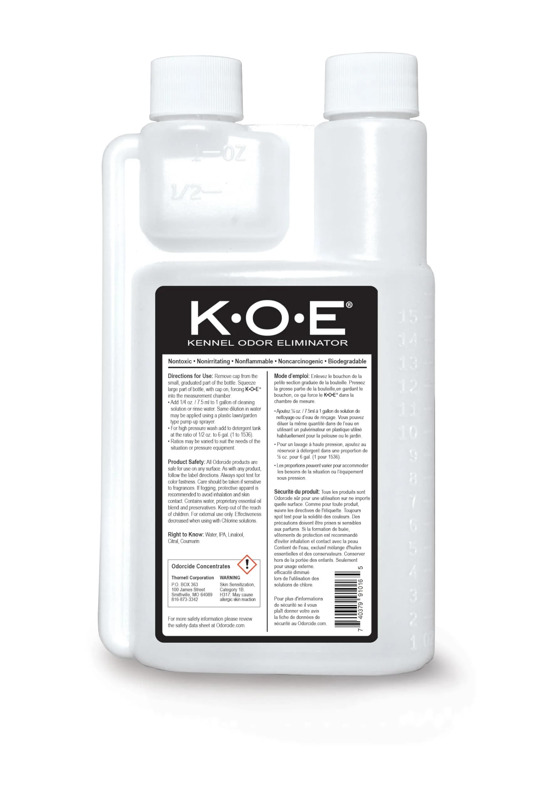 Odorcide K.O.E. Apricot Odor Eliminator 473ml (16 Fl Oz) | Professional Strength Non-Enzymatic Formula - view 7