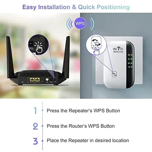 TGDLLF WiFi Extender Booster 5000 sq.ft | Extends WiFi Range for Home & Office thumbnail 2