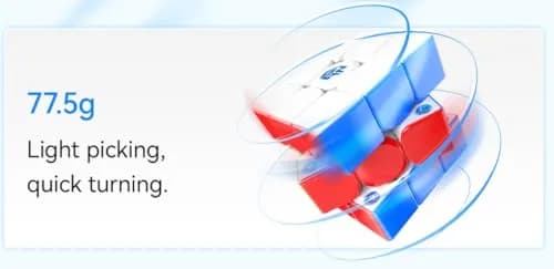 Cuberspeed GAN 356 M E V2 3x3 Stickerless Magnetic Cube | Flagship Speed Cube with 48 Magnets (70-120 chars) thumbnail 2
