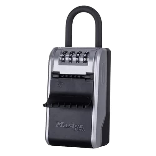 Master Lock High Capacity Key Lockbox with Combination Dial & Removable Shackle | 19.56cm x 7.62cm x 5.59cm (7.7" x 3" x 2.2") thumbnail 1