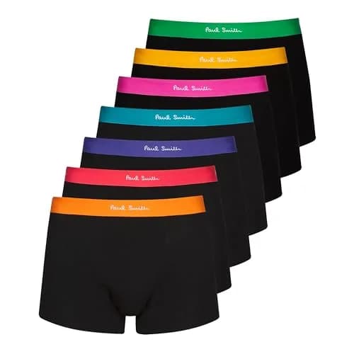 Paul Smith MEN TRUNK 7 PACK MIX BND Black | Signature Signature Stripes & Organic Cotton Blend thumbnail 1