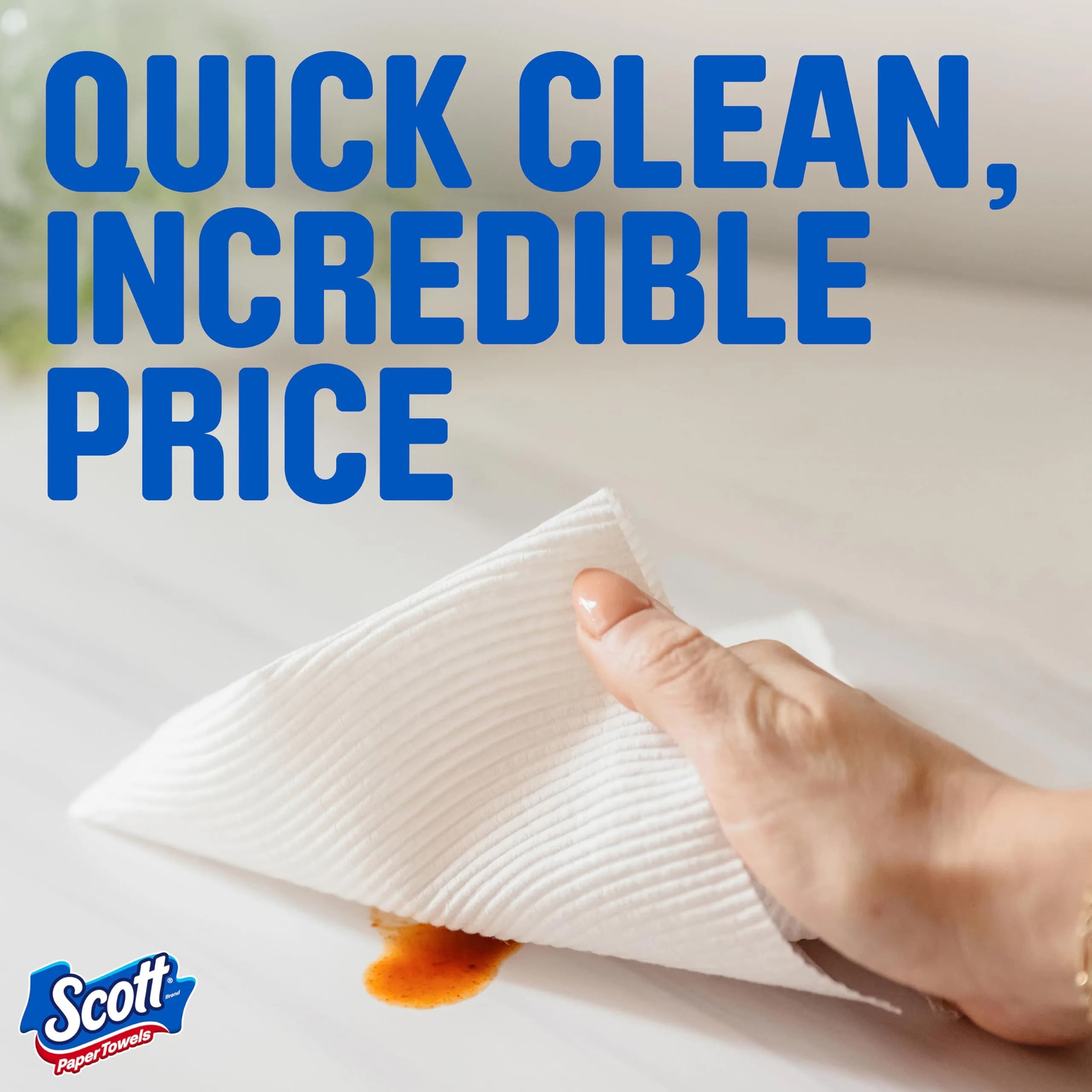 Scott Paper Towels, Choose-A-Sheet, 6 Double Rolls (1200 Sheets Total) | 2-Ply Absorbent & Lint-Free - view 4