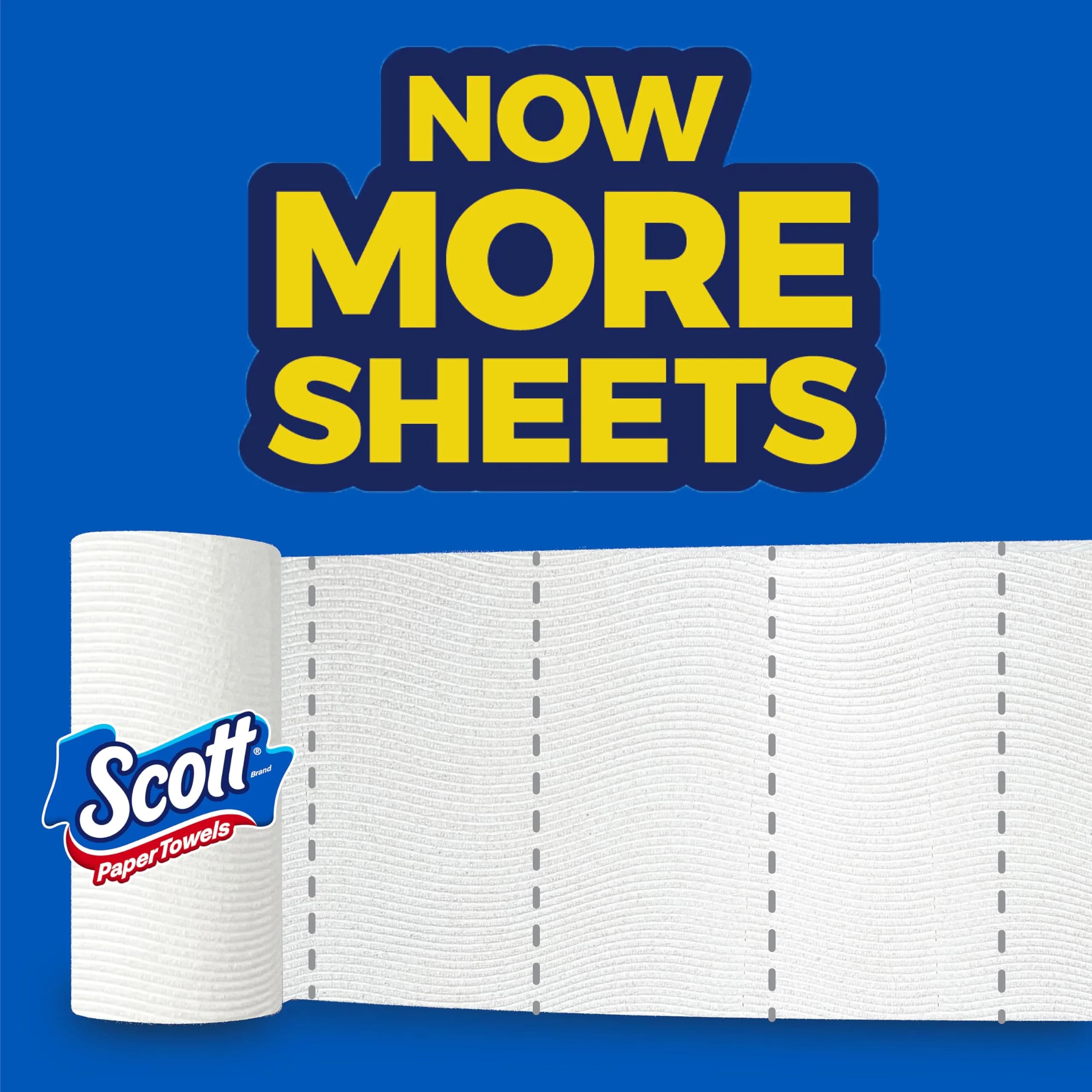 Scott Paper Towels, Choose-A-Sheet, 6 Double Rolls (1200 Sheets Total) | 2-Ply Absorbent & Lint-Free - view 2