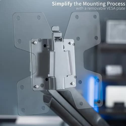 VIVO Large Adapter VESA Mount Kit | Quick Release Bracket for LCD & TV, Supports 32.2 lbs, Removable VESA Plate, Wall & Stand Mounting thumbnail 4