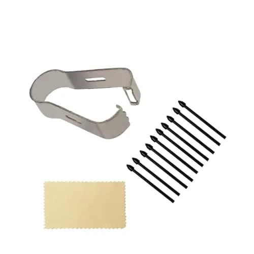 MFLDSFLHM Tab S9 Stylus Pen Replacement Hard Nibs (10pcs Pack) for Samsung Galaxy Tab S9/S9+/S9 Ultra - Black thumbnail 1