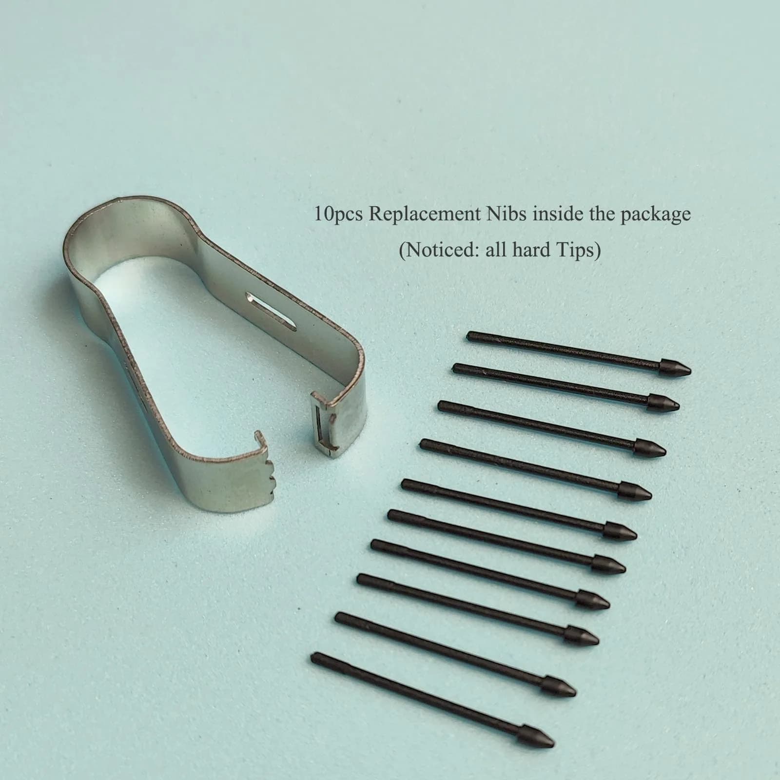 MFLDSFLHM Tab S9 Stylus Pen Replacement Hard Nibs (10pcs Pack) for Samsung Galaxy Tab S9/S9+/S9 Ultra - Black - view 2