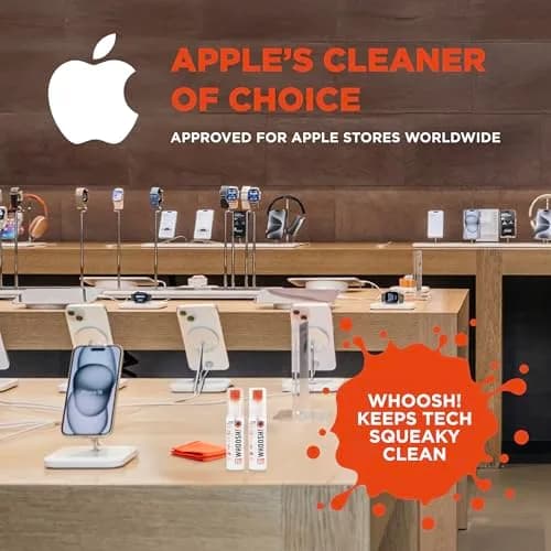 WHOOSH! Screen Shine Go Refillable Screen Cleaner Kit 60ml (2 fl oz) | Streak-Free Formula for All Tech Screens thumbnail 5