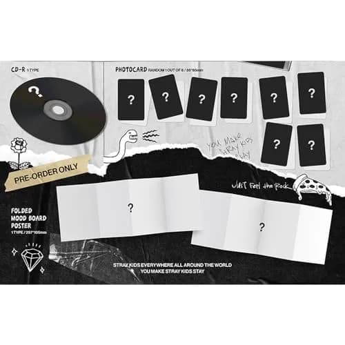 cokodive Stray Kids Headliner Ver. Display Album - Black CD | Modern Star Theme for Fans thumbnail 3