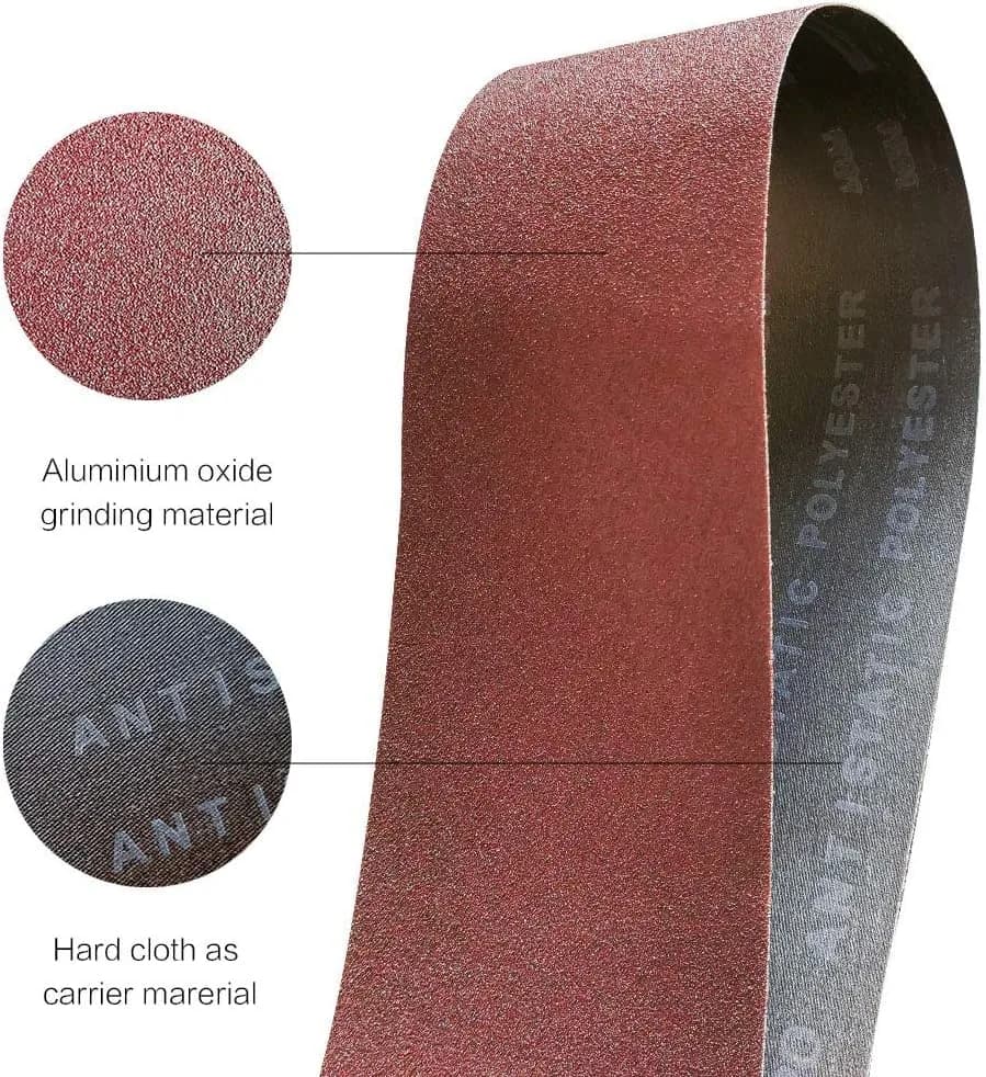 TPmax 1/2 x 18 Inch 400 Grit Sanding Belt | Aluminum Oxide, Washable, All-Purpose (70-120c) thumbnail 5
