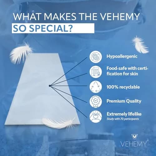 Vehemy Dental Dams 6-Pack | Latex-Free Hypoallergenic Oral Barrier for Safety & Sensation thumbnail 4