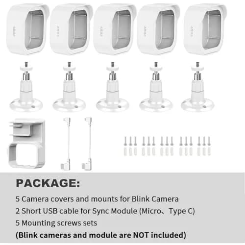 Gresur 5 Pack White Portable Electronic Device Mount | 360° Rotation, Durable Plastic, Indoor/Outdoor Use thumbnail 7