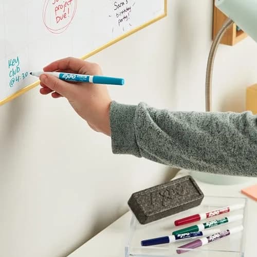 EXPO Soft Pile Dry Block Eraser 5-1/8 x 1-1/2 Inches Charcoal | Pack of 12 thumbnail 2