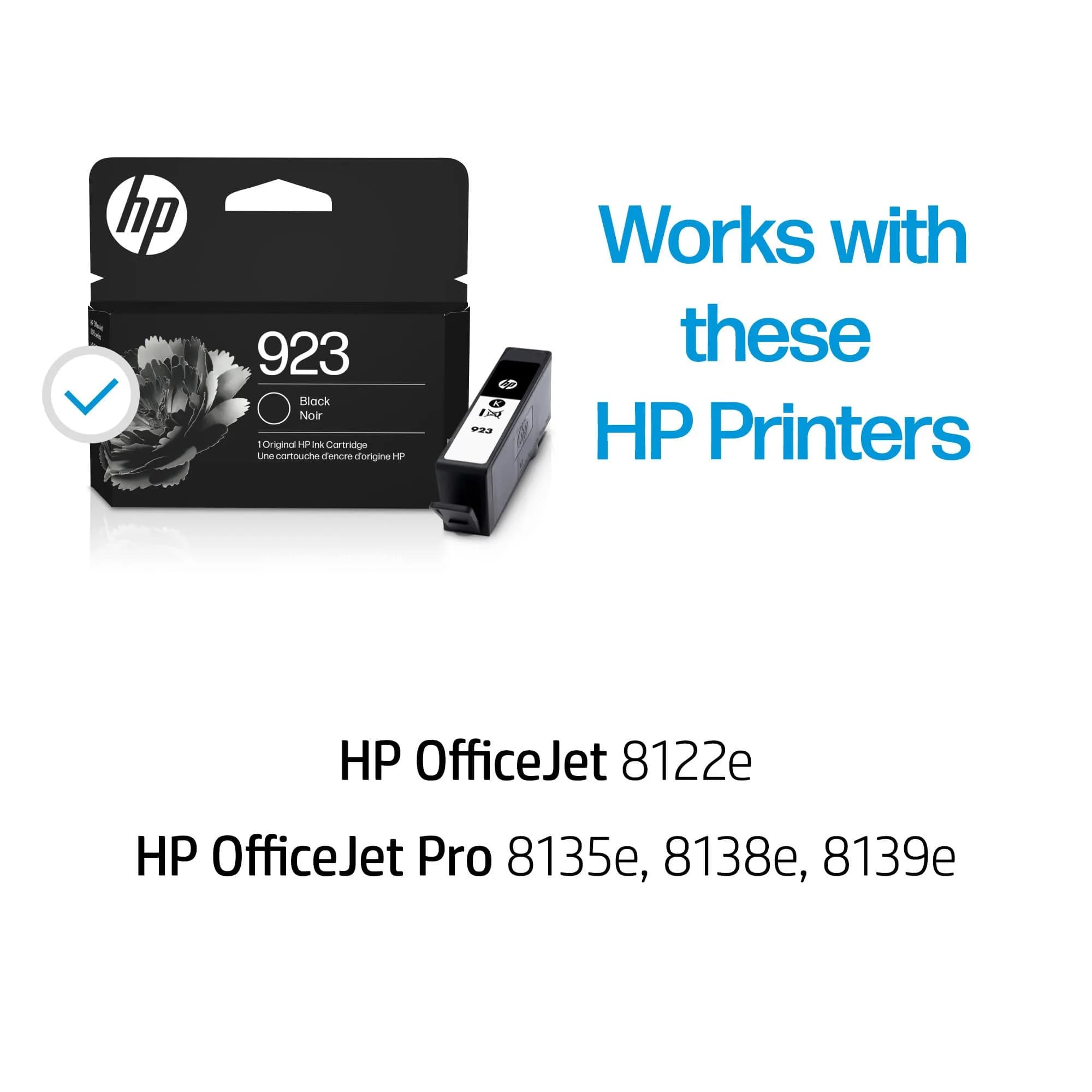 HP 923 Black Original Ink Cartridge | 500 Pages Yield | 4K0T3LN - view 2