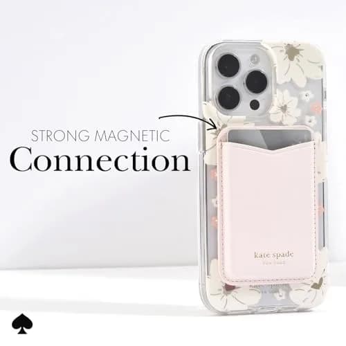 kate spade new york Magnetic Card Holder/Wallet - Pale Dogwood | Slim, Stylish, Magnetic thumbnail 6