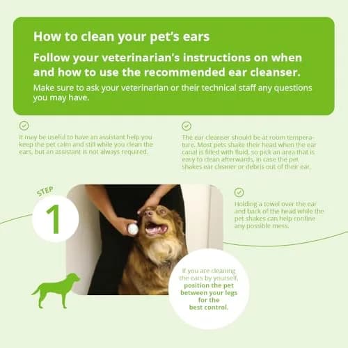 Dechra TrizEDTA® Aqueous Flush for Dogs, Cats & Horses | Ear Care Solution, 4 Fl Oz thumbnail 4