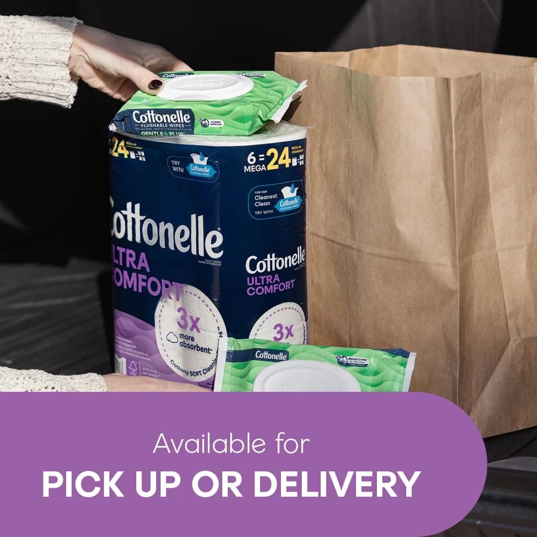 Cottonelle Ultra Comfort Toilet Paper 18 Mega Rolls (4392 Sheets Total) | FSC Certified, 2-Ply Softness - view 7