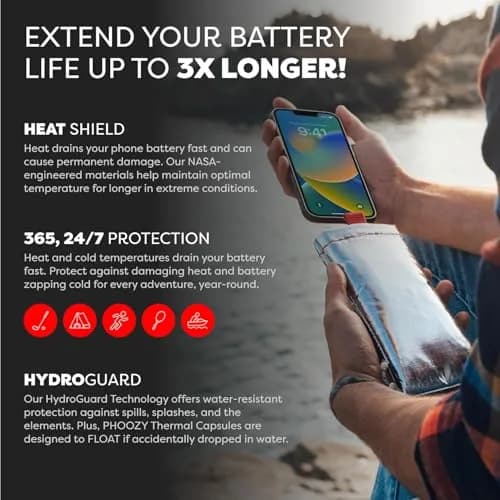 PHOOZY Apollo Large Space Thermal Phone Case | Insulated & Water Resistant thumbnail 3