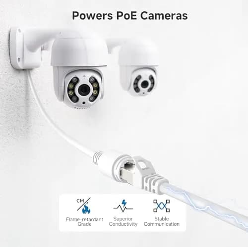 Cable Matters 10Gbps Shielded Cat 6A Ethernet Cable, 10ft, White | High-Speed LAN Connectivity thumbnail 7