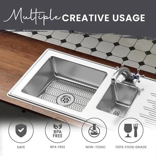DecorRack Sink Protector 12" x 11" | Protects Sink from Damage & Scratches thumbnail 7