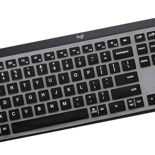 MUBUY-GOL Black Silicone Keyboard Cover for Logitech MX Keys S/Craft | US Layout thumbnail 4