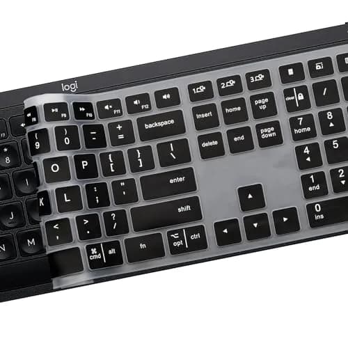 MUBUY-GOL Black Silicone Keyboard Cover for Logitech MX Keys S/Craft | US Layout thumbnail 5