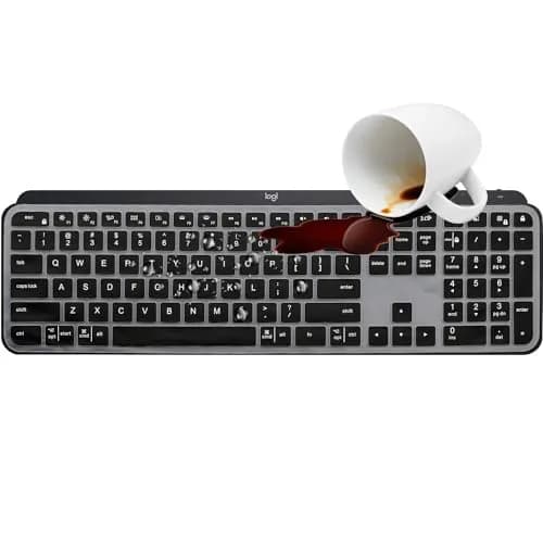 MUBUY-GOL Black Silicone Keyboard Cover for Logitech MX Keys S/Craft | US Layout thumbnail 7