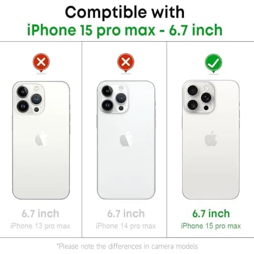 YESPURE Crossbody Lanyard Case for iPhone 15 Pro Max | Clear TPU Bumper with Adjustable Strap thumbnail 7