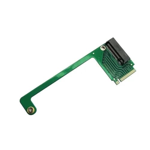 Suckoo NVME M.2 PCIE 4.0 SSD Expansion Board 8.8cm (3.46in) for ROG Ally — Upgrade 2230 to 2280 SSD | 90 Degree Green Adapter thumbnail 1