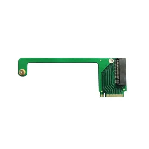 Suckoo NVME M.2 PCIE 4.0 SSD Expansion Board 8.8cm (3.46in) for ROG Ally — Upgrade 2230 to 2280 SSD | 90 Degree Green Adapter thumbnail 2
