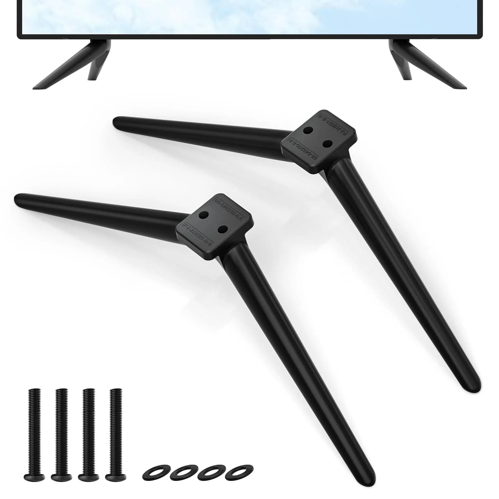 Dinghosen Metal TV Legs for TCL 70"-75" TVs | Stable Replacement Stands - view 8