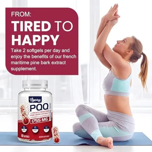 Vigorizar Pycnogeno with PQQ 60 Softgels | French Maritime Pine Bark Extract & Antioxidants thumbnail 8