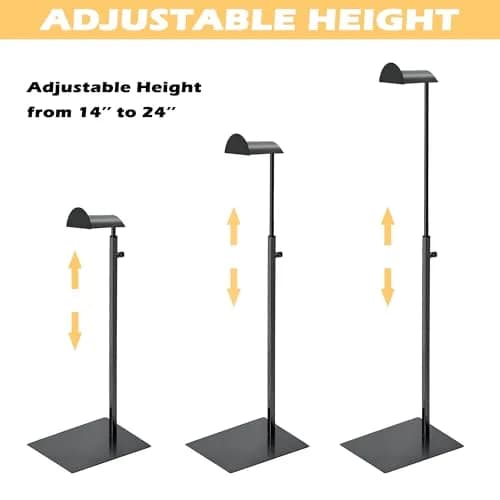 Royxen Black 3 Pack Adjustable Purse Holder Stand | Stainless Steel Bag Display Rack for Shops thumbnail 3