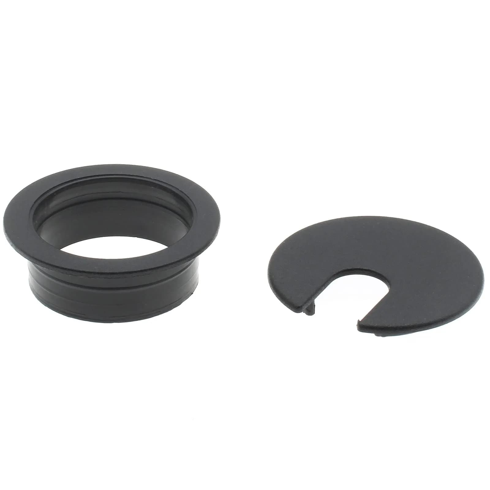 LBTODH Black 2 Pcs Desk Grommet 1-3/4 Inch (45mm) | Cable Management Hole Cover for Computer Tables - view 3