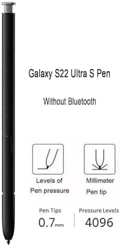 Befzygwk Stylus Pen for Samsung Galaxy S22 Ultra 5G, 0.7mm Fine Tip, White | Precision Touch Input Pen thumbnail 4