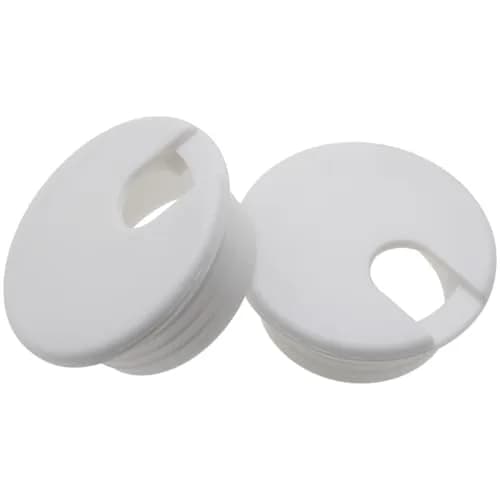 LBTODH White Desk Grommet 45mm (1-3/4 Inch) | Arrange Wires Through Computer Tables thumbnail 4