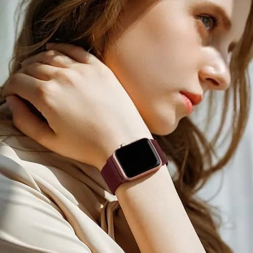 Lerobo Braided Solo Loop Compatible with Apple Watch Bands 40mm 41mm 42mm 44mm 45mm 46mm 49mm | Adjustable Nylon Sport Band thumbnail 6