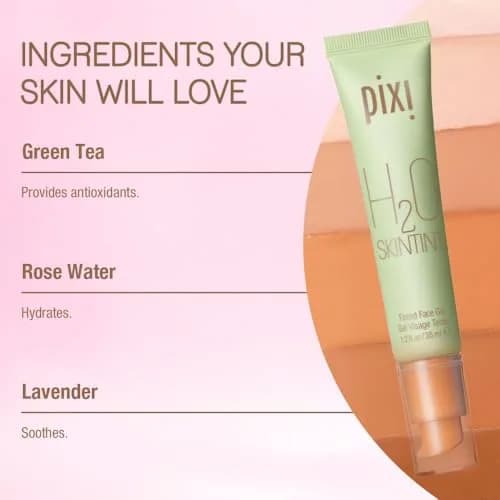 Pixi SkinTint Nutmeg 35ml | Hydrating, Water-Resistant Gel Moisturizer for Medium-Tan Skin thumbnail 5