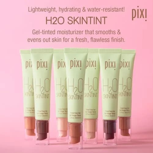 Pixi SkinTint Nutmeg 35ml | Hydrating, Water-Resistant Gel Moisturizer for Medium-Tan Skin thumbnail 2