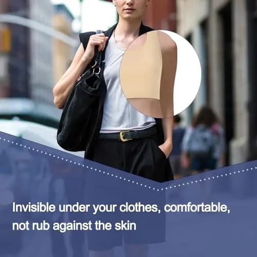 LEINIDINA Chest Binder Bra Transgender FTM LGBT Compression Tank Top, Skin, Flattens Chest, Comfortable Fit, Breathable, Zipper Closure thumbnail 5